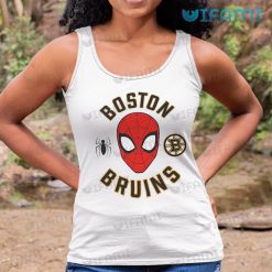 Boston Bruins Shirt Spider Man Marvel Logo Bruins Tank Top