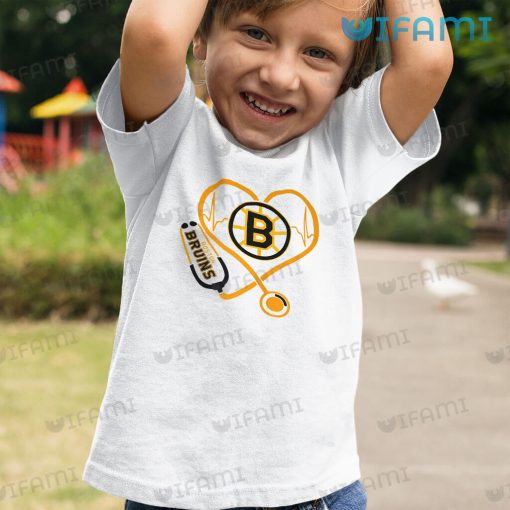 Boston Bruins Shirt Stethoscope Heartbeat Bruins Gift