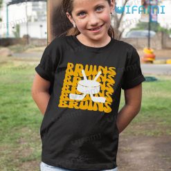 Boston Bruins Shirt Typography Design Bruins Kid Shirt