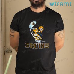 Boston Bruins T Shirt Mickey Mouse Playing Hockey Bruins Gift