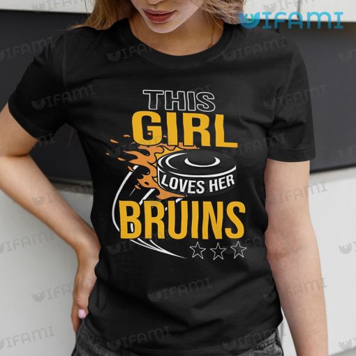 Boston Bruins T-Shirt This Girl Love Her Bruins Gift