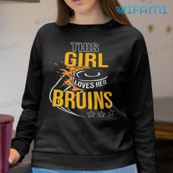 Boston Bruins T Shirt This Girl Love Her Bruins Sweashirt
