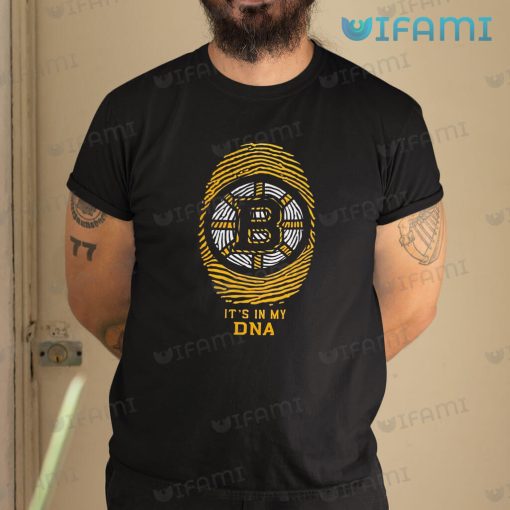 Bruins Shirt Fingerprint It’s In My DNA Boston Bruins Gift