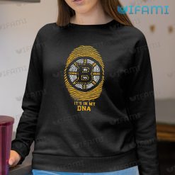 Bruins Shirt Fingerprint Its In My DNA Boston Bruins Sweashirt