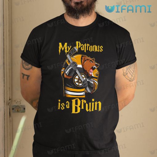 Bruins Shirt My Patronus Is A Bruin Bear Boston Bruins Gift