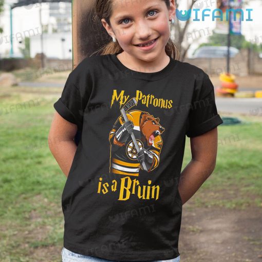 Bruins Shirt My Patronus Is A Bruin Bear Boston Bruins Gift