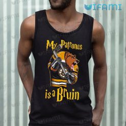 Bruins Shirt My Patronus Is A Bruin Bear Boston Bruins Tank Top