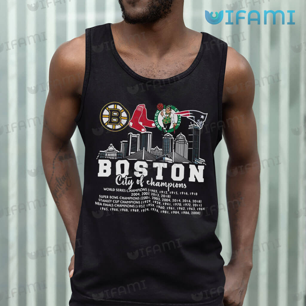 Boston Red Sox Bruins Celtics Patriots City Sports Men's T-Shirt