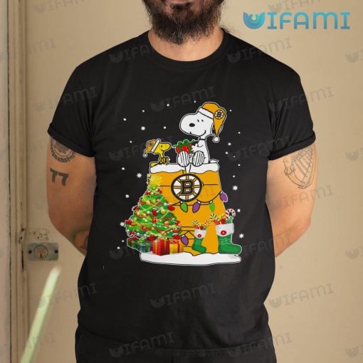 Bruins Shirt Snoopy Woodstock Christmas Boston Bruins Gift