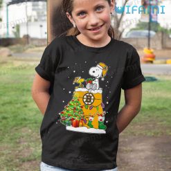 Bruins Shirt Snoopy Woodstock Christmas Boston Bruins Kid Shirt