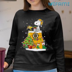 Bruins Shirt Snoopy Woodstock Christmas Boston Bruins Sweashirt