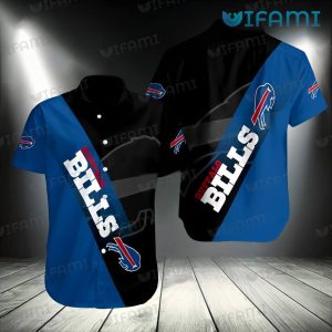 Buffalo Bills Hawaiian Shirt Black Blue Classic Buffalo Bills Gift For Men