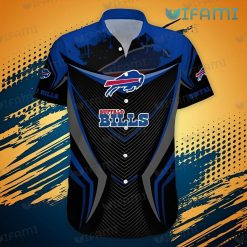 Buffalo Bills Hawaiian Shirt Blue Black Armor Design Buffalo Bills Present