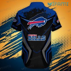Buffalo Bills Hawaiian Shirt Blue Black Armor Design Buffalo Bills Present Back