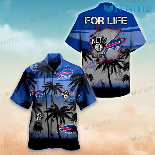 Buffalo Bills Hawaiian Shirt Brooklyn Nets For Life Coconut Buffalo Bills Gift