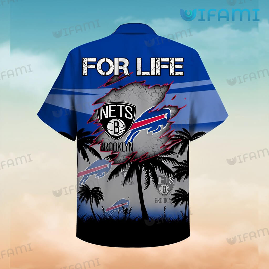 Buffalo Bills Hawaiian Shirt Brooklyn Nets For Life Coconut Buffalo Bills Gift