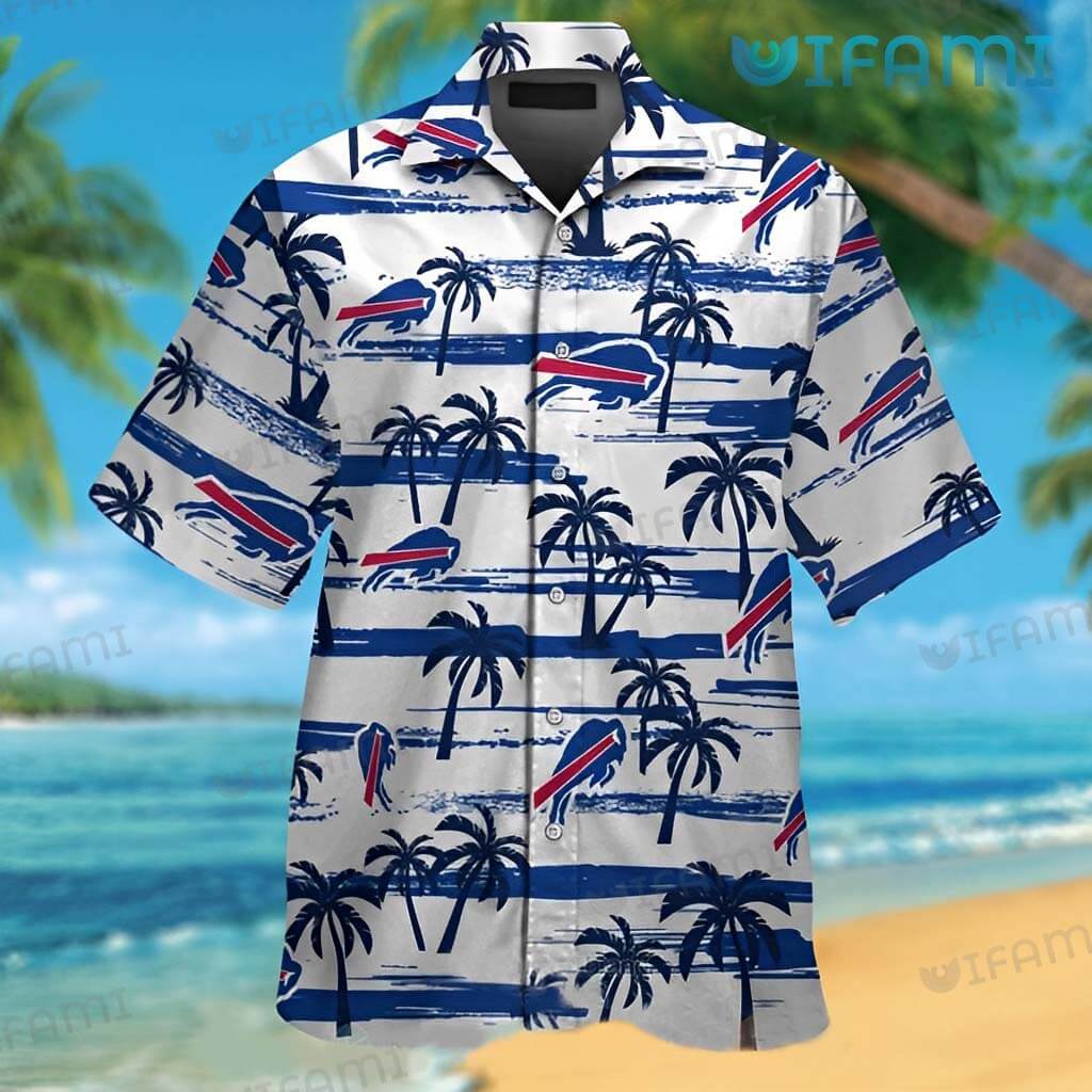 Buffalo Bills Hawaiian Shirt Coconut White Blue Tree Buffalo Bills Gift -  Personalized Gifts: Family, Sports, Occasions, Trending