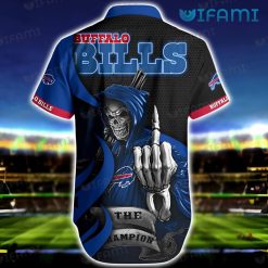 Buffalo Bills Hawaiian Shirt Grim Reaper Fuck The Champion Buffalo Bills Gift