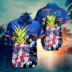 Buffalo Bills Hawaiian Shirt Pineapple With Glasses Funny Buffalo Bills Gift