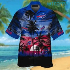 Buffalo Bills Hawaiian Shirt Sunset Coconut Tree Buffalo Bills Gift