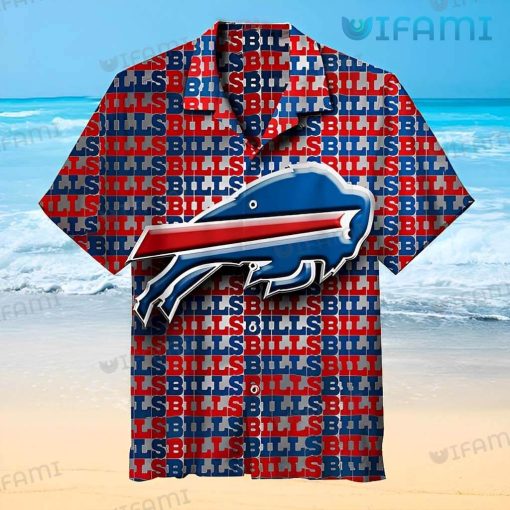 Buffalo Bills Hawaiian Shirt Typography Logo Buffalo Bills Gift