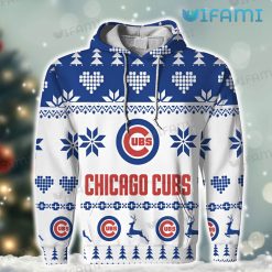 Chicago Cubs Sweater Christmas Heart Cubs Hoodie