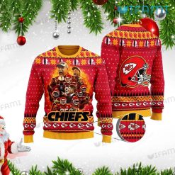 Chiefs Christmas Sweater Andy Reid Team Kansas City Chiefs Gift