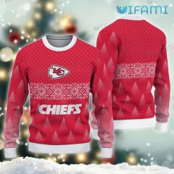 Chiefs Christmas Sweater Dot Pattern Kansas City Chiefs Gift