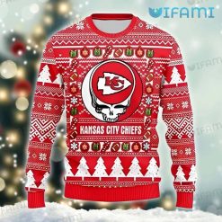 Chiefs Christmas Sweater Grateful Dead Bauble Kansas City Chiefs Gift
