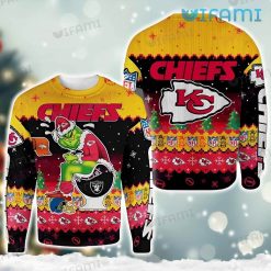 Chiefs Christmas Sweater Grinch Toilet Raiders Chargers Broncos Kansas City Chiefs Gift