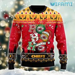Chiefs Christmas Sweater Ho Ho Ho Kansas City Chiefs Gift