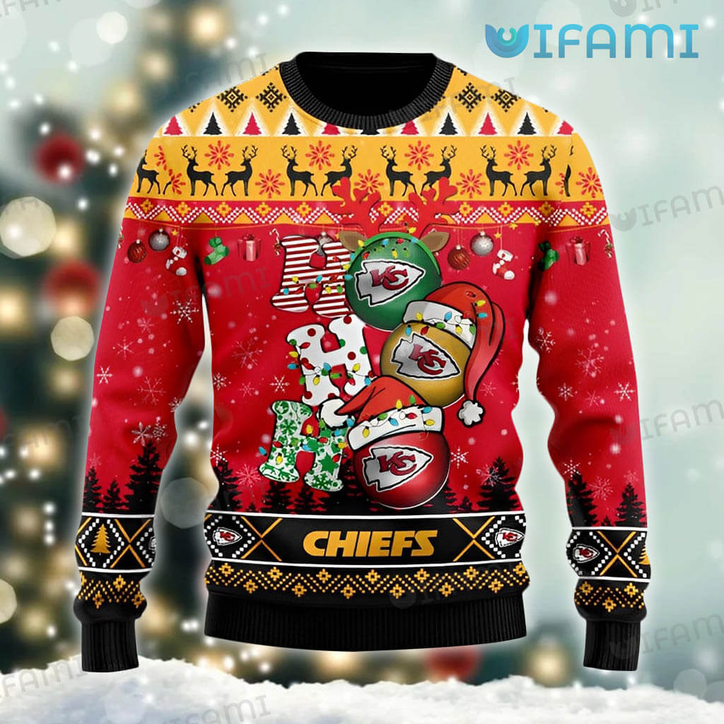 Get Festive with the Chiefs Ugly Christmas Sweater