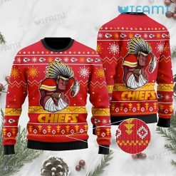Chiefs Christmas Sweater Native American Mascot Kansas City Chiefs Gift