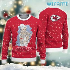 Chiefs Christmas Sweater Santa Claus Tattoo Kansas City Chiefs Gift