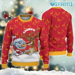 Chiefs Christmas Sweater Snowman Reindeer Kansas City Chiefs Gift