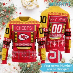 Chiefs Sweater American Football Field Christmas Custom Kansas City Chiefs Gift