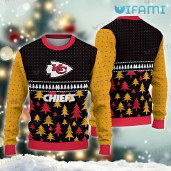 Chiefs Sweater Christmas Tree Dot Pattern Kansas City Chiefs Gift