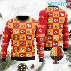 Chiefs Sweater Logo History Checkered Kansas City Chiefs Gift