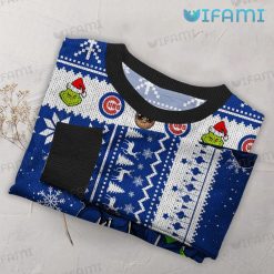 Cubs Christmas Sweater Baby Groot Grinch Logo Chicago Cubs Present ruck