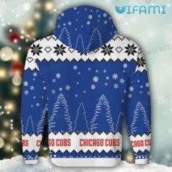 Cubs Christmas Sweater Big Logo Chicago Cubs Hoodie back