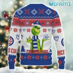 Cubs Christmas Sweater Grinch Baseball Chicago Cubs Gift