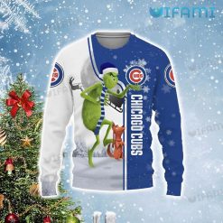 Cubs Christmas Sweater Grinch Max Chicago Cubs Gift