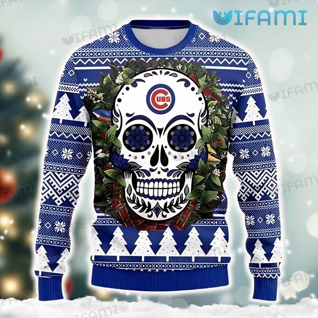 Unleash Your Inner Grinch: Ugly Sweaters vs Cubs Sweater Christmas Wreaths