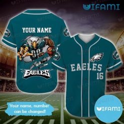 Custom Eagles Baseball Jersey Mascot Philadelphia Eagles Gift