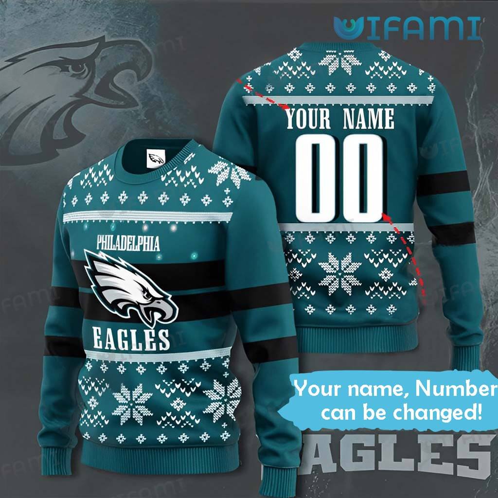 Get Festive with our Custom Eagles Ugly Sweater