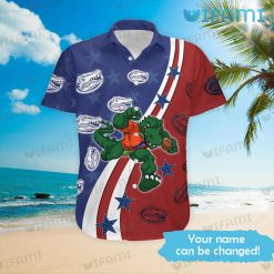 Custom Gators Hawaiian Shirt Star Mascot Florida Gators Present