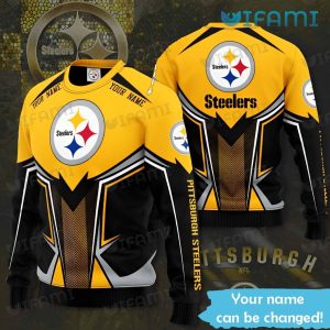 Custom Steelers Ugly Sweater Armor Design Pittsburgh Steelers Gift