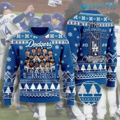 Dodgers Christmas Sweater Champions Squad 2020 Los Angeles Dodgers Gift