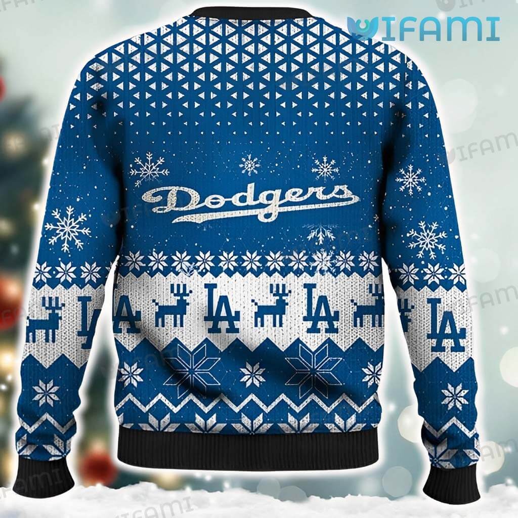 Unwrap Festive Cheer: Dodgers Ugly Sweater for Sports Fans