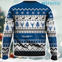 Dodgers Christmas Sweater Zigzag Pattern Los Angeles Dodgers Gift